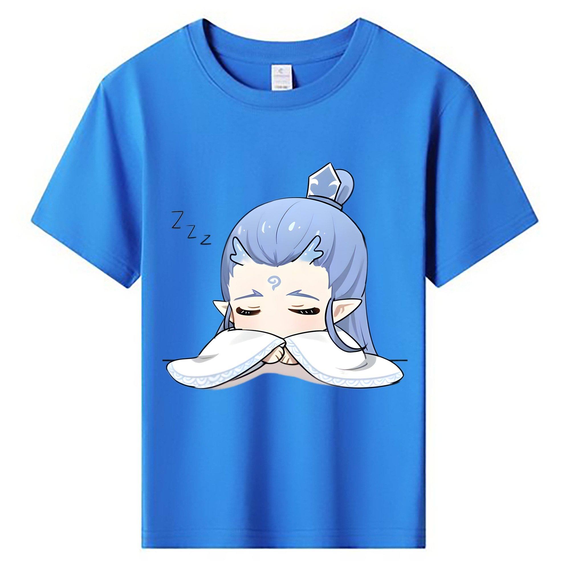 （画像用） Ne Zha 2 ナタ 魔童の大暴れ 綿100％キッズTシャツ（フロントプリント）
